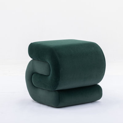 Velvet Ottoman