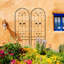 Ensemble de 2 treillis de jardin en métal 86,7 "x 19,7" antirouille pour plantes grimpantes