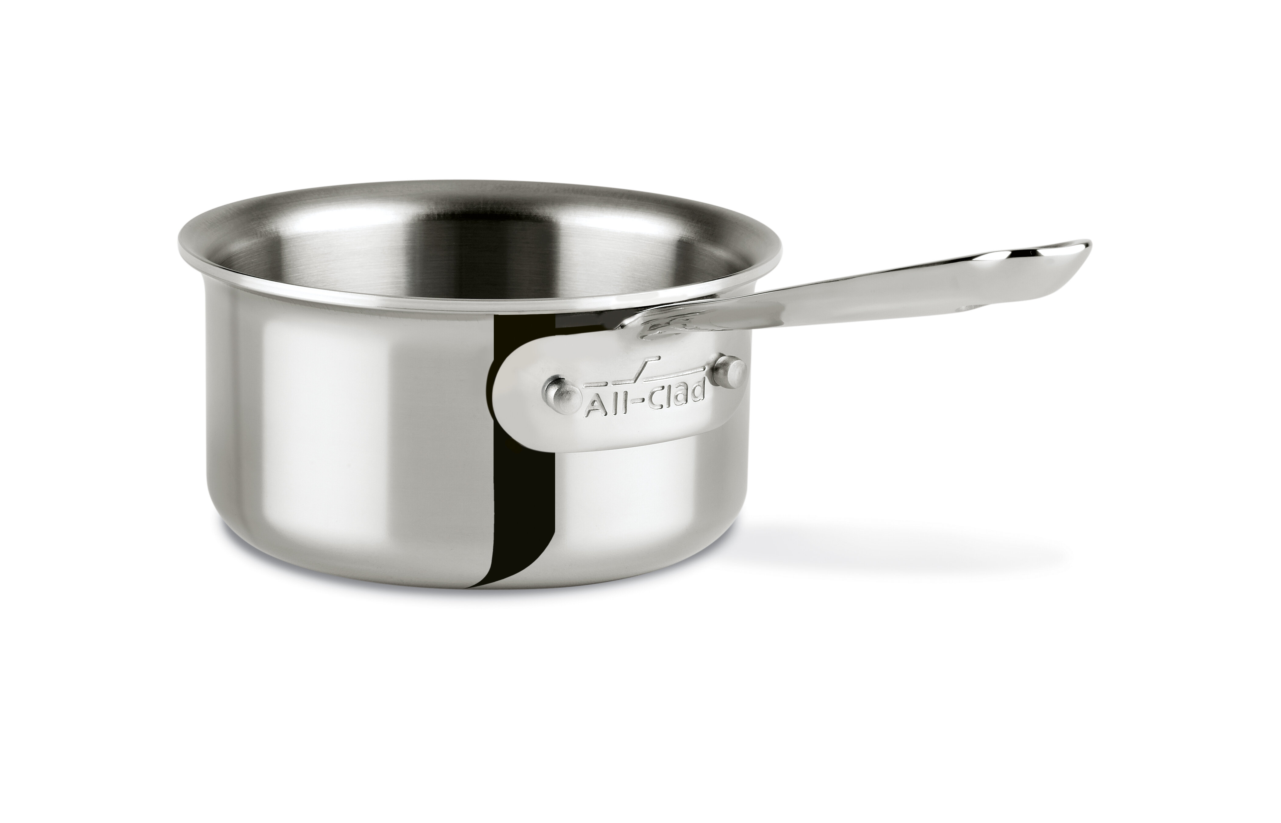 All-Clad Stainless Steel 0.5 Quart Mini Cocotte 1/2 qt Saucepan Pot with  Lid NEW