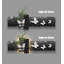 Décoration murale moderne minimaliste de plantes grès vertes hydroponique-1392184008