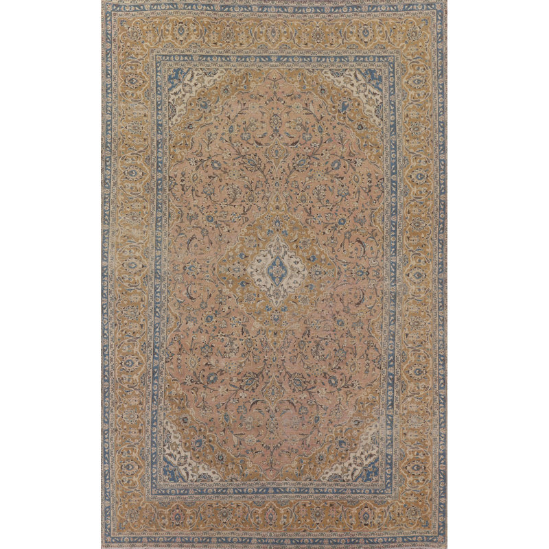 Tapis floral rétro 9 x 12