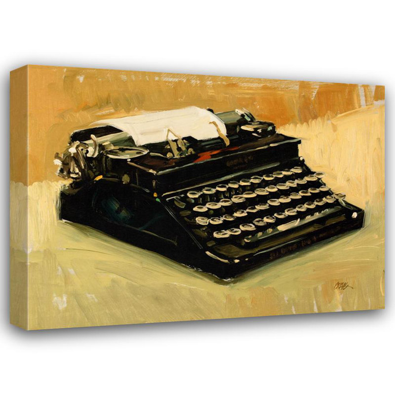 Typewriter, 18" H x 24" W