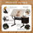 Adjustable Drawing Table With Stool & 3 Storage Drawers, Tilting Craft Desk For Art, Writing And Reading, 35.43" X 23.62" Workstation-1753228269