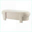 Banc repose-pieds avec rangement | 51 x 20 x 17 | Salon / chambre à coucher / vestibule | Beige | Polyester-672516526