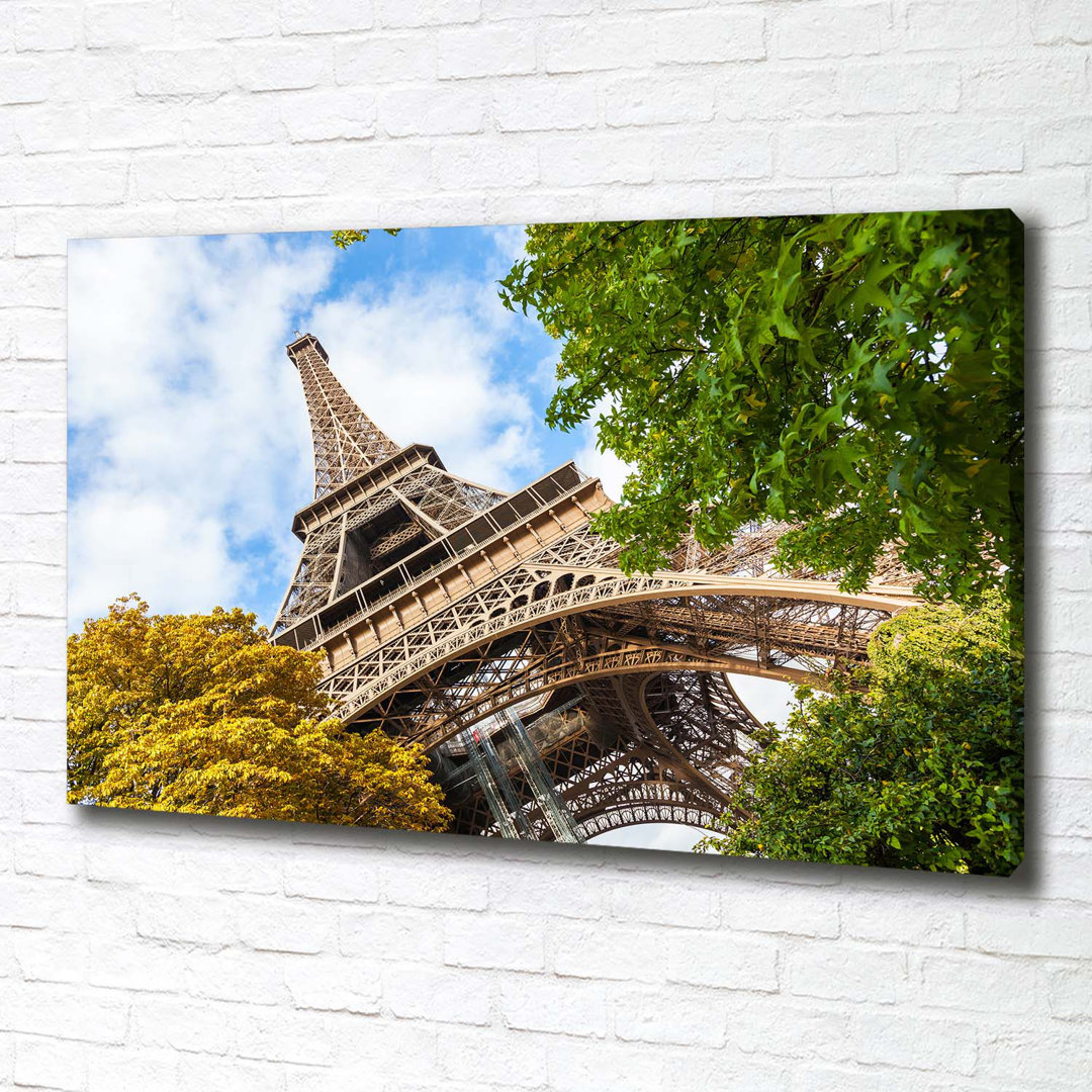 Eiffel Tower Paris - Wrapped Canvas Print