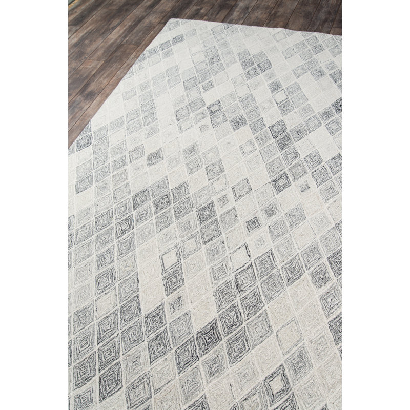 Harmond Wool Geometric Indoor Rug, Rectangle 2' x 3'