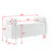 Elegant Upholstered Linen Storage Bench with Cylindrical Arms and Iron Legs