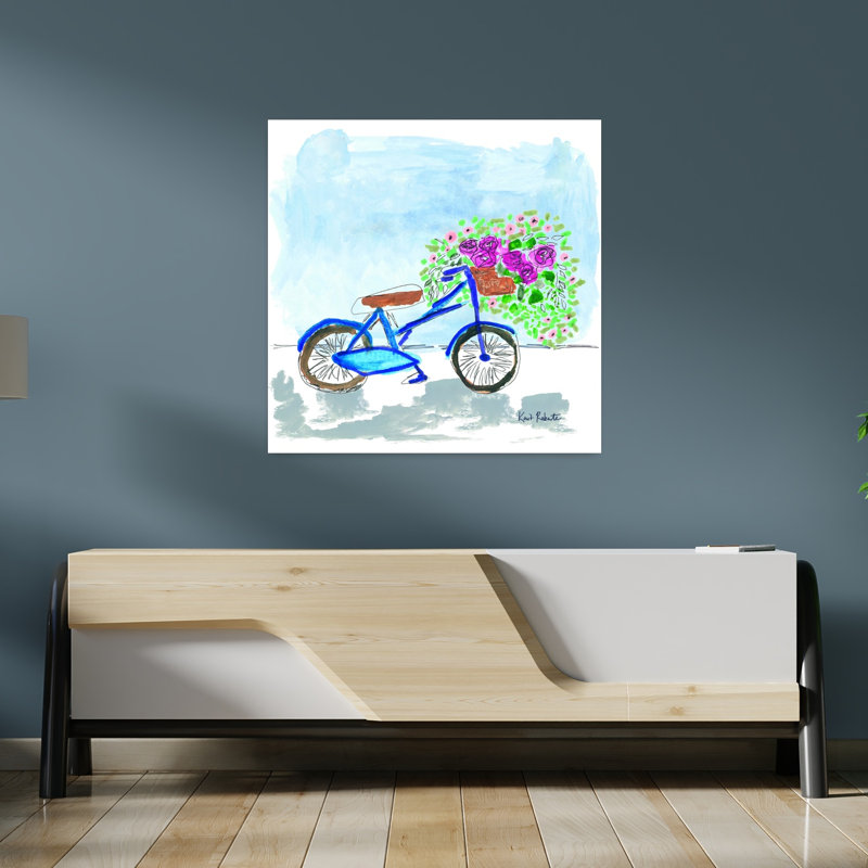 Art floral abstrait floral, H 36 po x l 36 po
