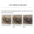 Square microcrystalline stone coffee table