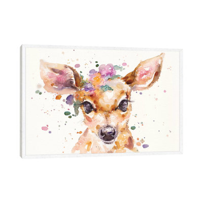 Little Deer by Sillier Than Sally - Gallery-Wrapped Canvas Giclée on Canvas