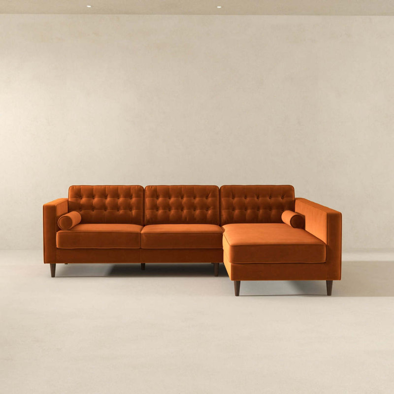 Canapé Moderne, Boucle orange