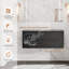 Meuble-lavabo mural de 48 pouces avec lavabo et robinetterie-811015021