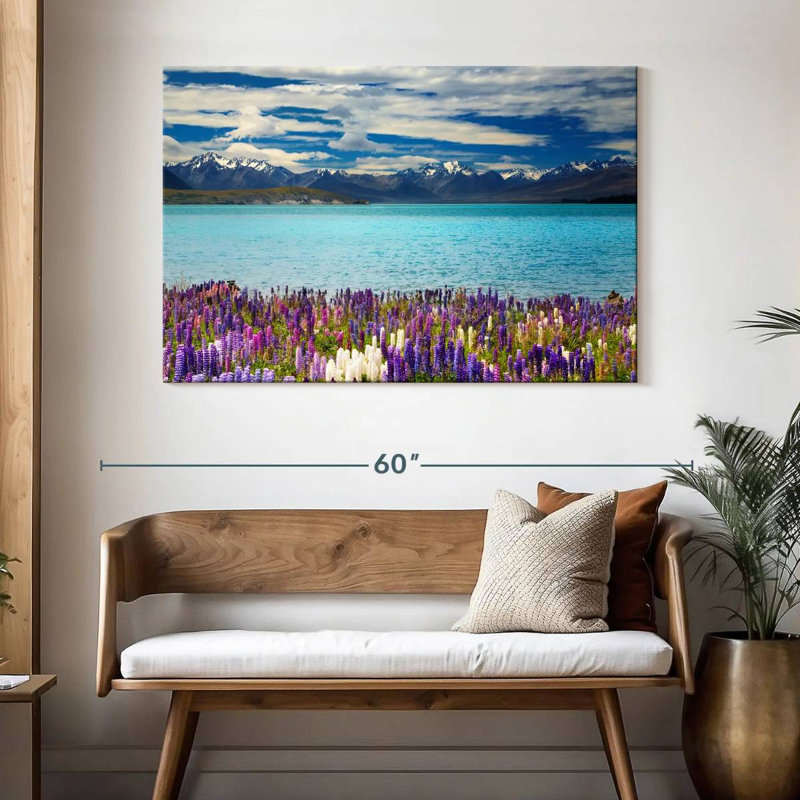 Alvord Lake Tekapo Mountain, 32" H x 48" W