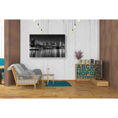 «Silver City Crop», impression sur toile tendue