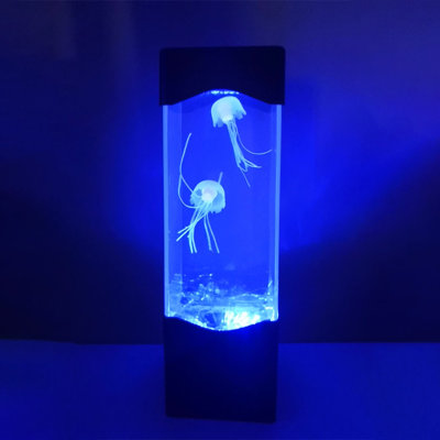 Jellyjellyfish Lamp Lamp alimenté par USB ou piles AAA Jellyfis pour enfants, veilleuse pour enfants, décoration de bureau de bureau de chambre