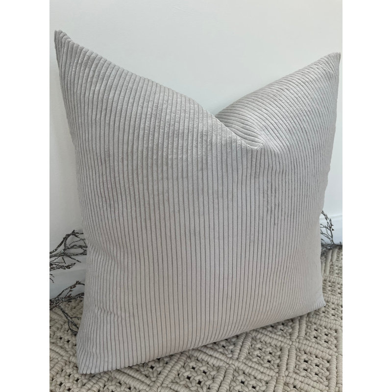 Abstract Grey Square Cushion Cover