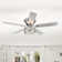 52'' Iris 5 - Blade Standard Ceiling Fan with Remote Control and Light Kit Included