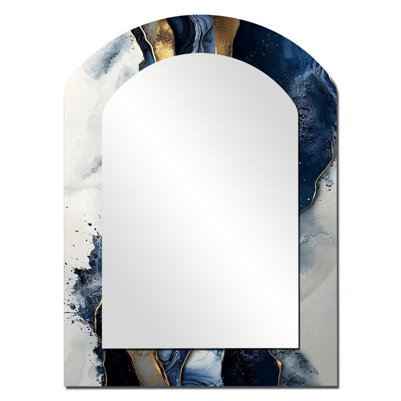 Miroir mural asymétrique Coastal, 34 po x 25 po