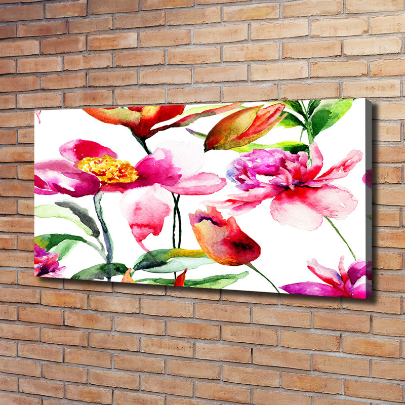 Wild Flowers - Wrapped Canvas Print