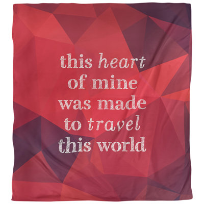 Housse de couette simple Travel Love Quote