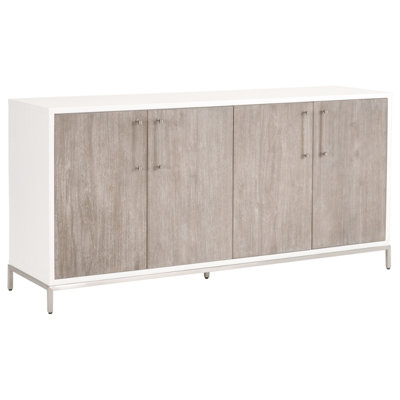 71.25 " W Rubberwood Solid Wood Sideboard