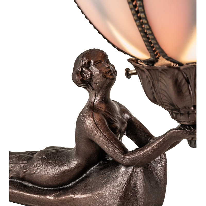 9" High Bud Lady Accent Lamp