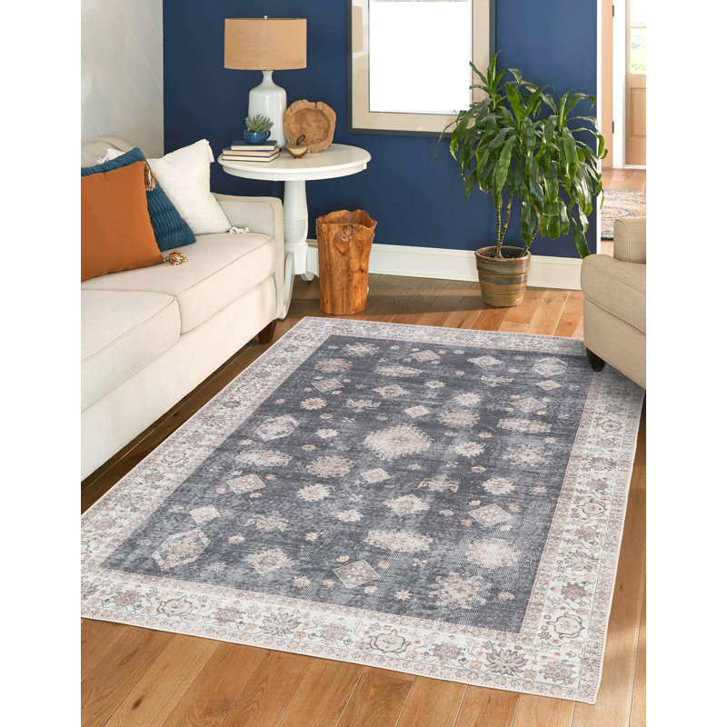 Tapis d'intérieur lavable Aura, Rectangle 5 pi 3 po x 7 pi