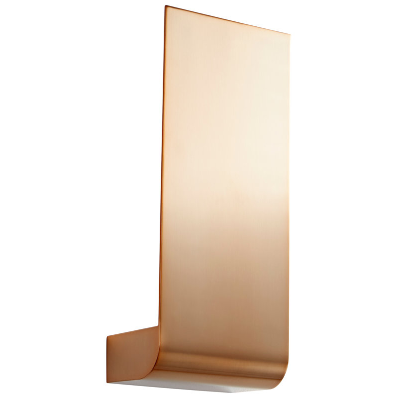 Gartrell LED Armed Sconce, Satin Copper