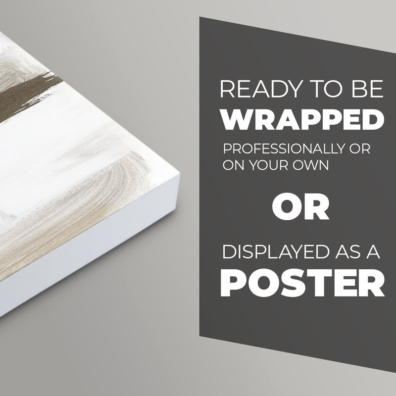 Navigating Neutrals - Impression sur toile seulement - NON-CADRE, H 18 po x l 12 po