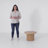 Table basse ronde en bois naturel Crystopher