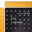 Plastique H 20,625 po x l 8 po avec 16 crochets inclus