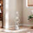 25.50"H Modern Abstract White Metal Sculpture Table Decor