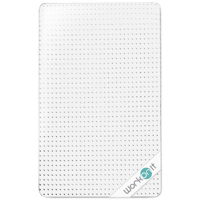Ensemble de 4 tapis de chaise de bureau 46 po x 60 po pour tapis à poils courts, tapis de bureau d'ordinateur