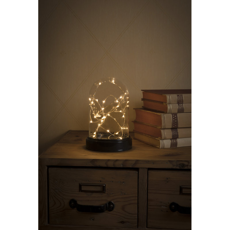 Glass 17.5" LED Lighted Art Glass Novelty Light