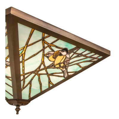 Charelle Glass Semi Flush Mount