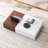 Modern Style Coffee Table With Two Storages In Rectangular Marble Storage Spaces Walnut Design