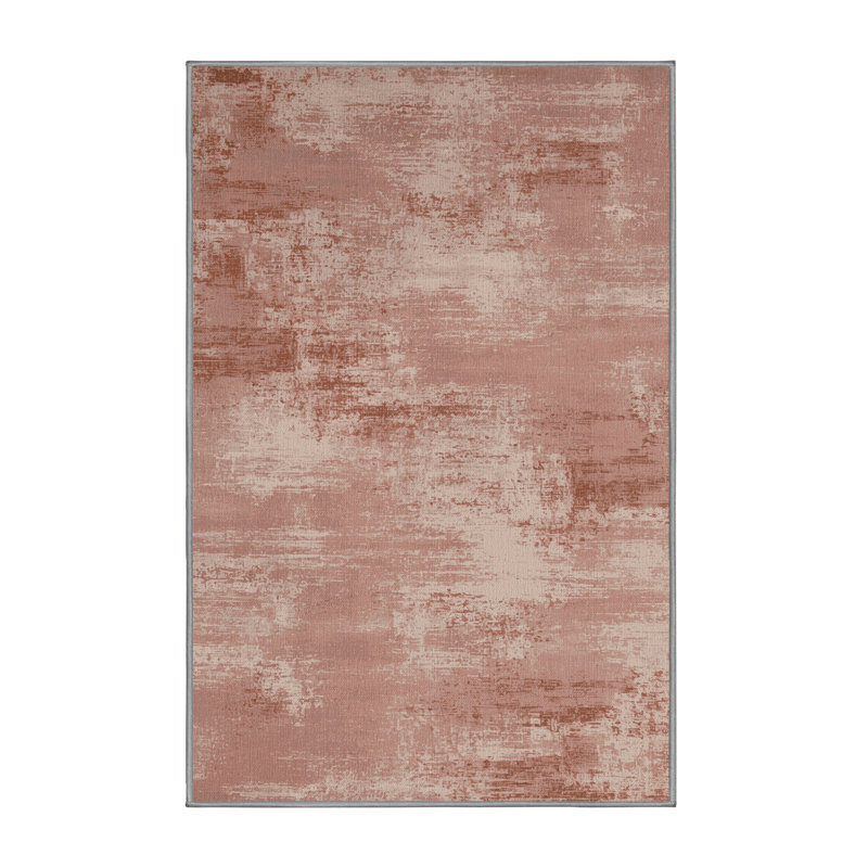 Tapis abstrait lavable à la machine, Rectangle 7 pi x 9 pi