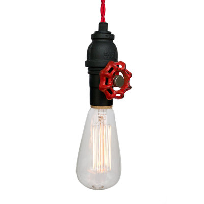 Luminaire suspendu pour une seule ampoule 1 lumières