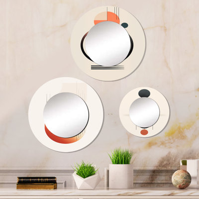 Galilhai Metal Round Mirror