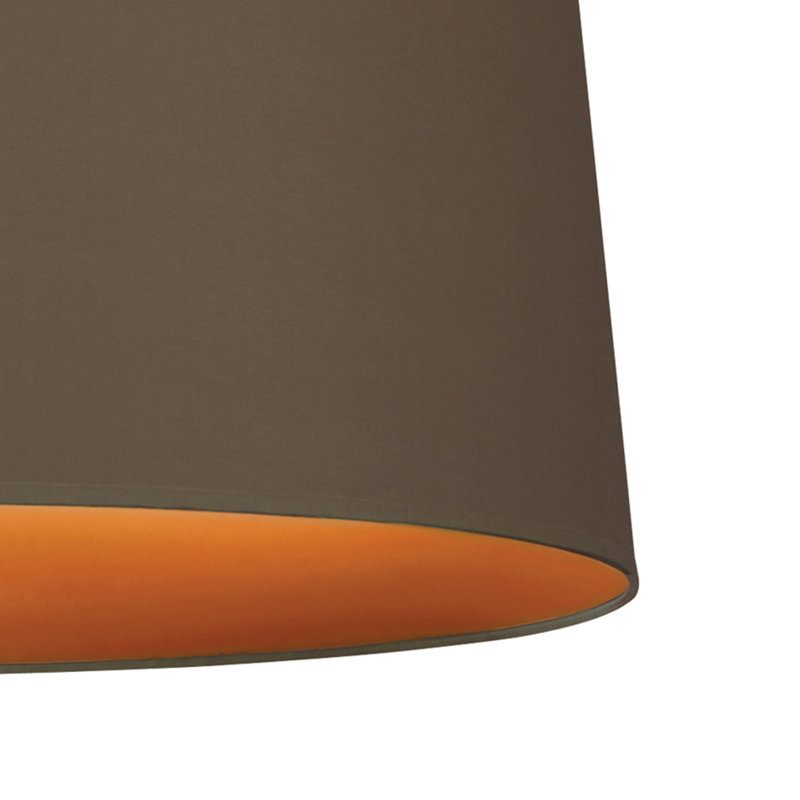 Custis 3 - Light Chandelier, Revolutionary Storm Fabric/William of Orange, Polished Nickel