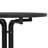 vidaXL Bar Table Black Engineered Wood, Powder-Coated Steel Medium-1085632849-1085632860