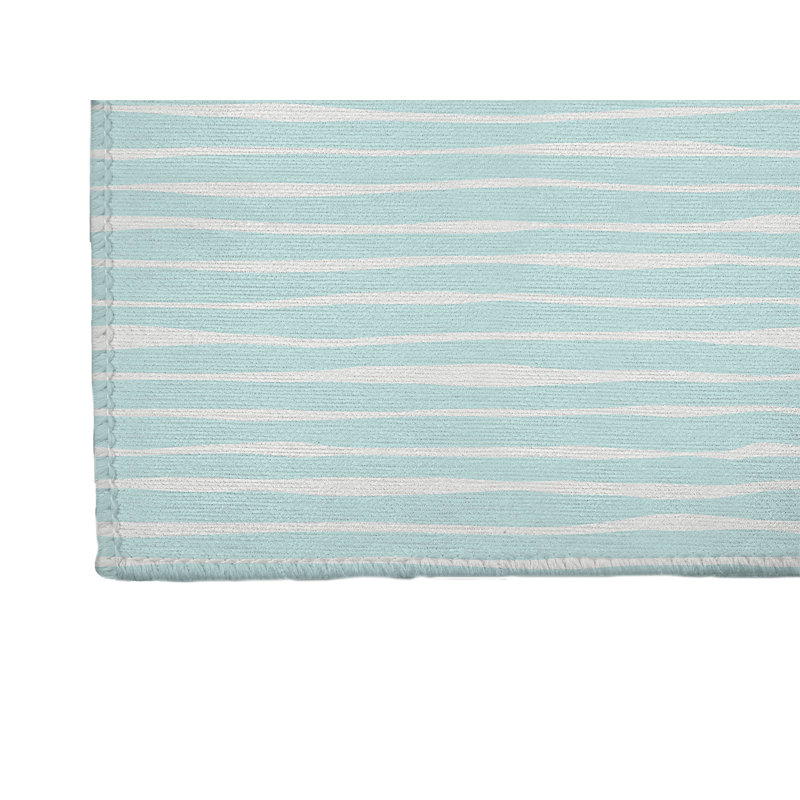 Tapis de bureau Sploog, L 6 pi x L 4 pi, Bleu clair