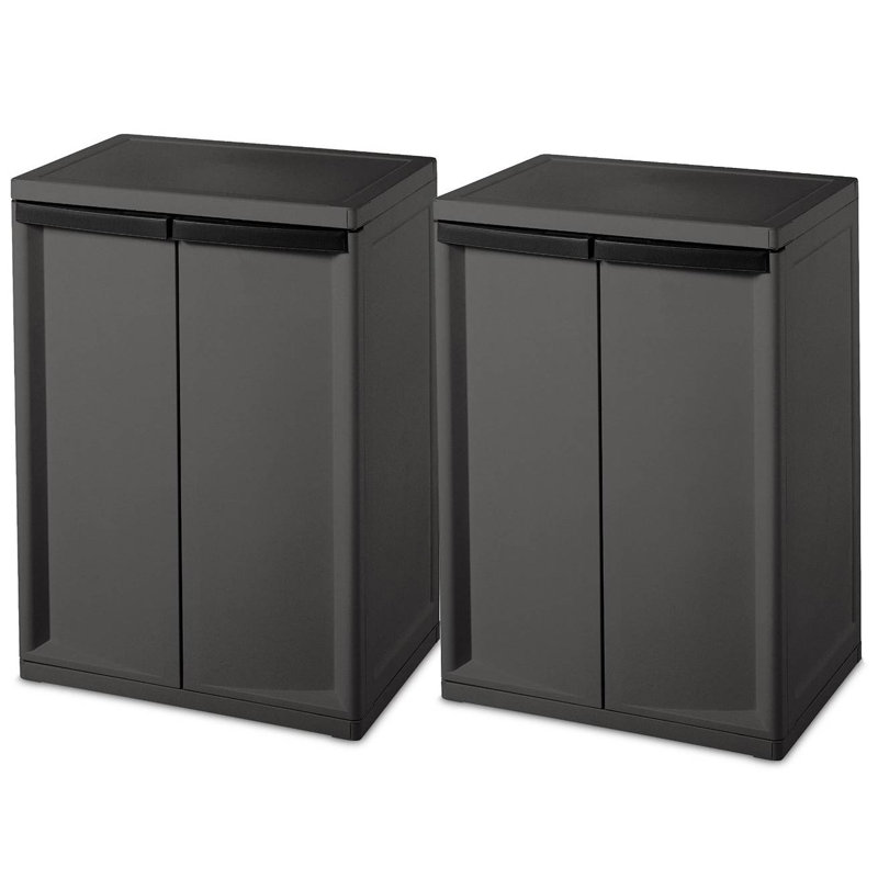 Armoire de rangement pour garage 34,6 po x 25,6 po x 18,9 po
