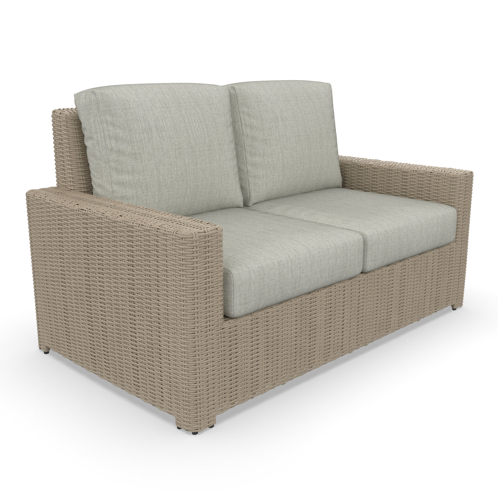 Henri 4-Person Sunbrella® Patio Seating Group, Sunbrella® Canvas Black