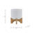 5" Planter W/ Stand, White