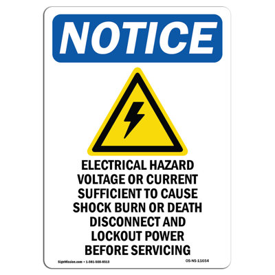 Signe de danger électrique avec symbole
