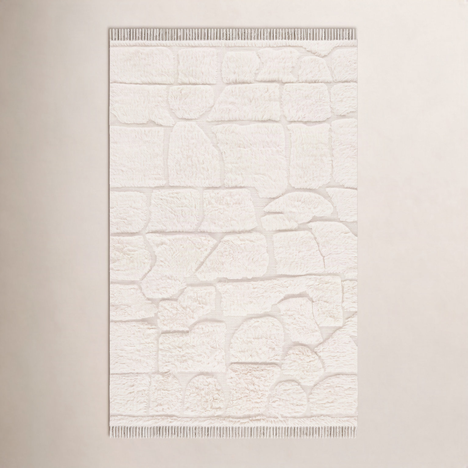 Hand-Woven Geometric Rug, Rectangle 3' x 5'