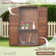 Beneouya 60-Inch Solid Wood Storage Shed With Vertical Garden Design