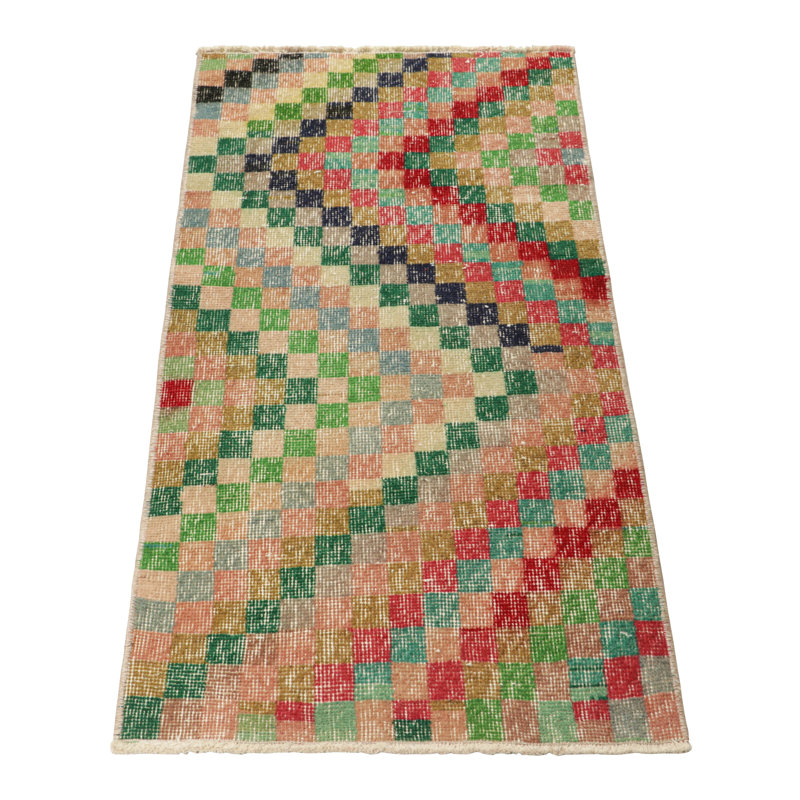 One-of-a-Kind 1'11"X3'11" Hand Knotted Area Rug