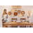 Handmade Plants & Flowers Wall Decor on 100% Natural Seagrass